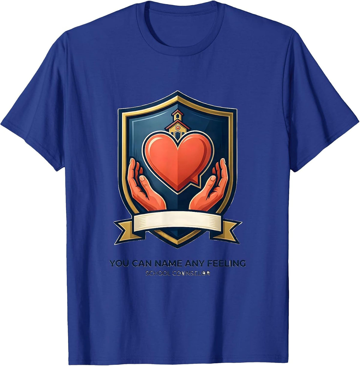 You Can Name Any Feeling School Counselor T-Shirt - Royal Blue