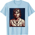 Labor Day Lab Coat Scientist Illustration T-Shirt, Men, Baby Blue, Small - As Pictured