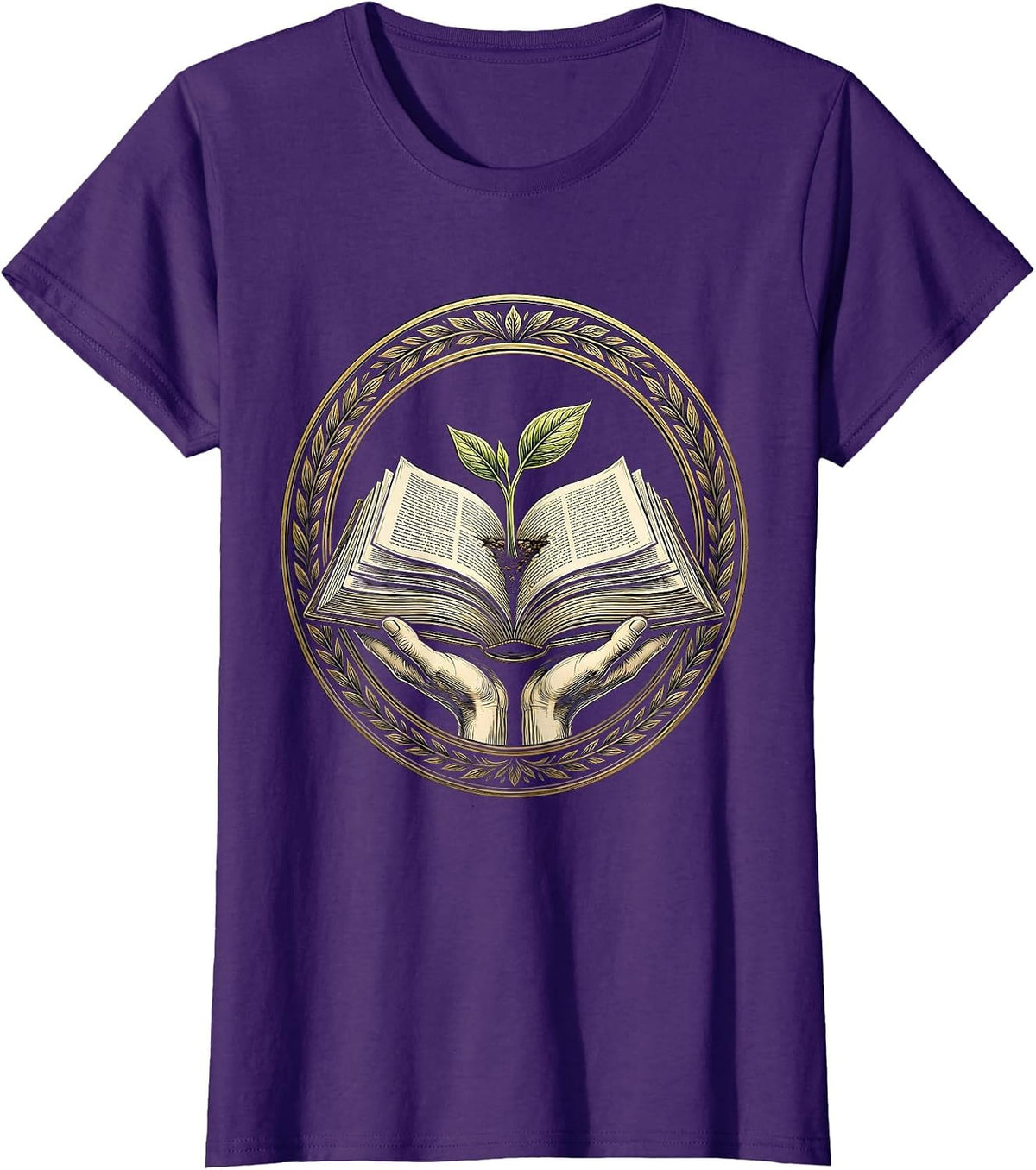 Women's Special Education Teacher Growing Minds Gift T-Shirt - Purple