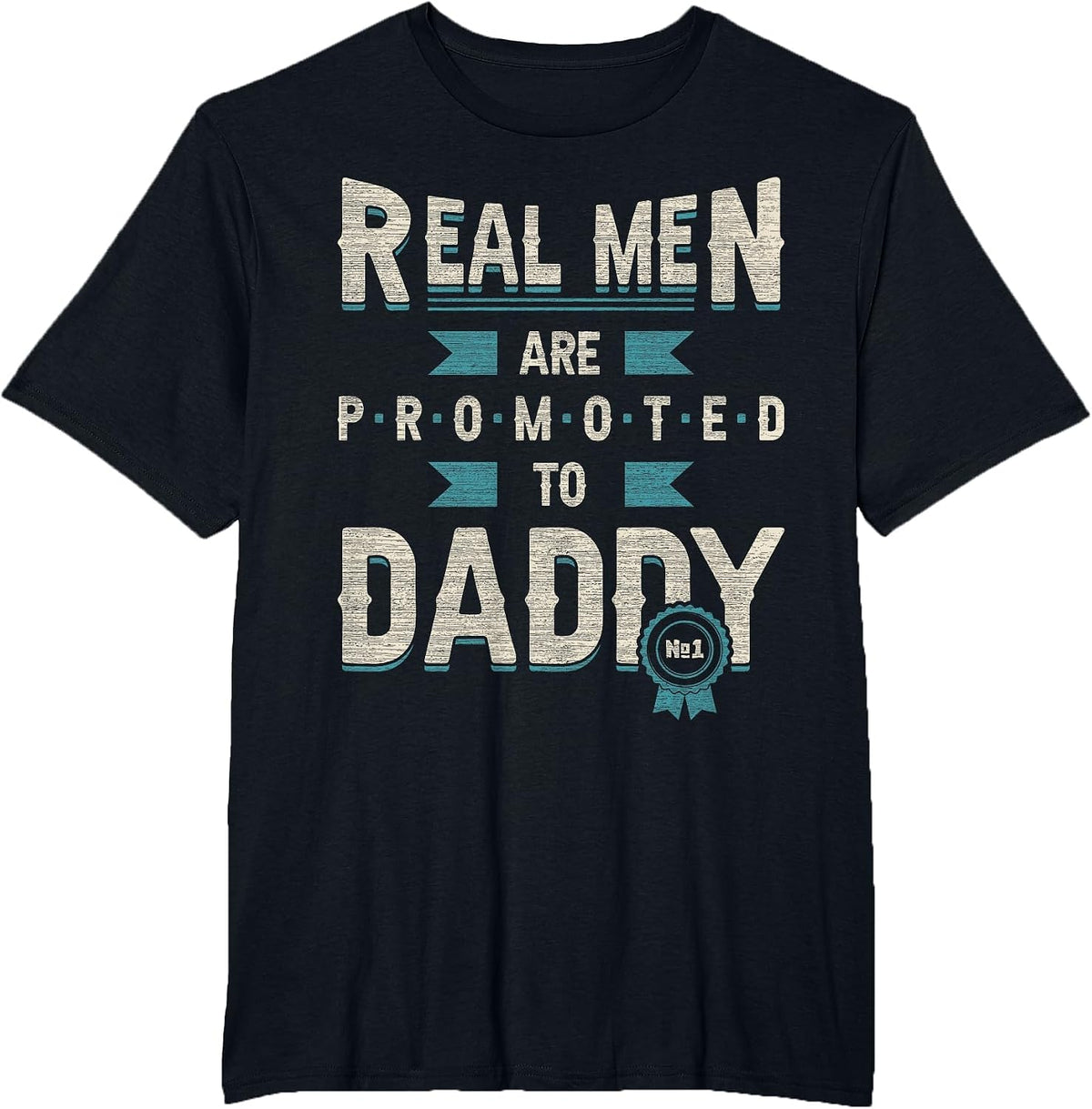 for dad for Birth, New dad, Become a Father T-Shirt - Black