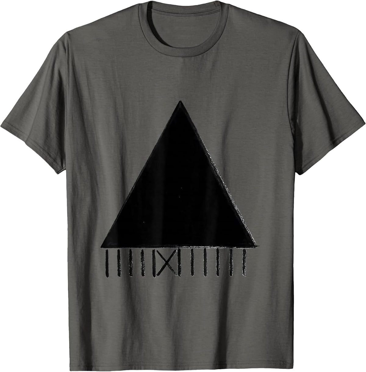 Men's Physical Therapy Wedge Rehab Team Minimalist Design T-Shirt - Asphalt Grey
