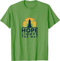 Hope Lights the Way Inauguration 2025 Design T-Shirt - Grass Green