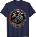 We Build America Labor Day Tool Collection Design T-Shirt - Navy Blue