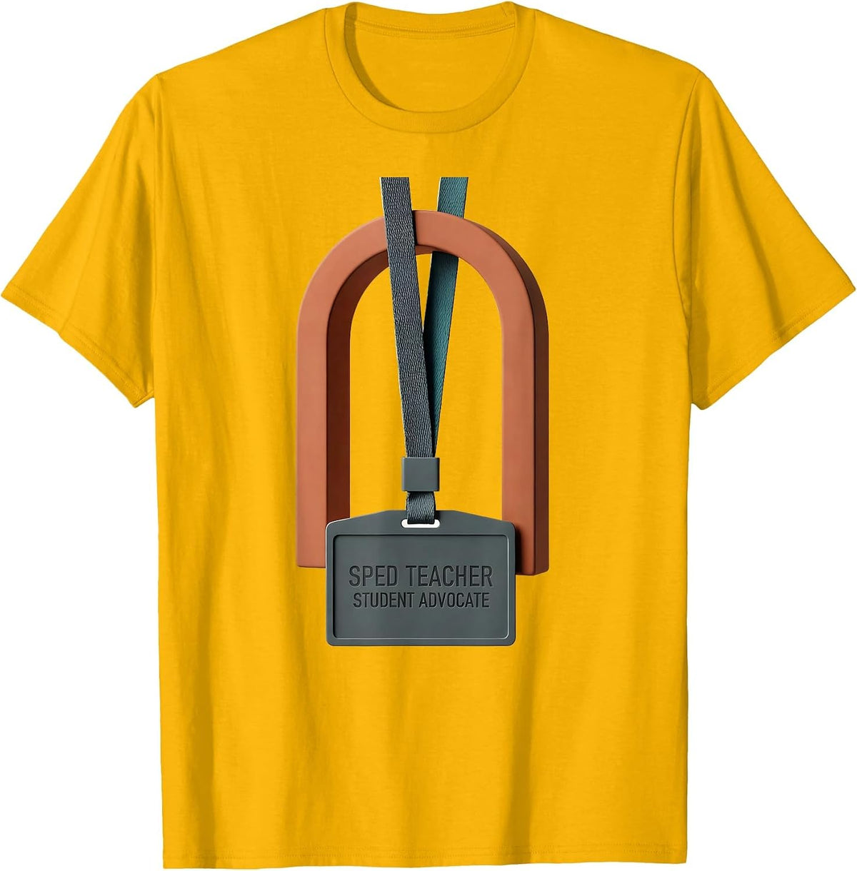 SPED Teacher Student Advocate Special Education Teacher T-Shirt - Golden Yellow