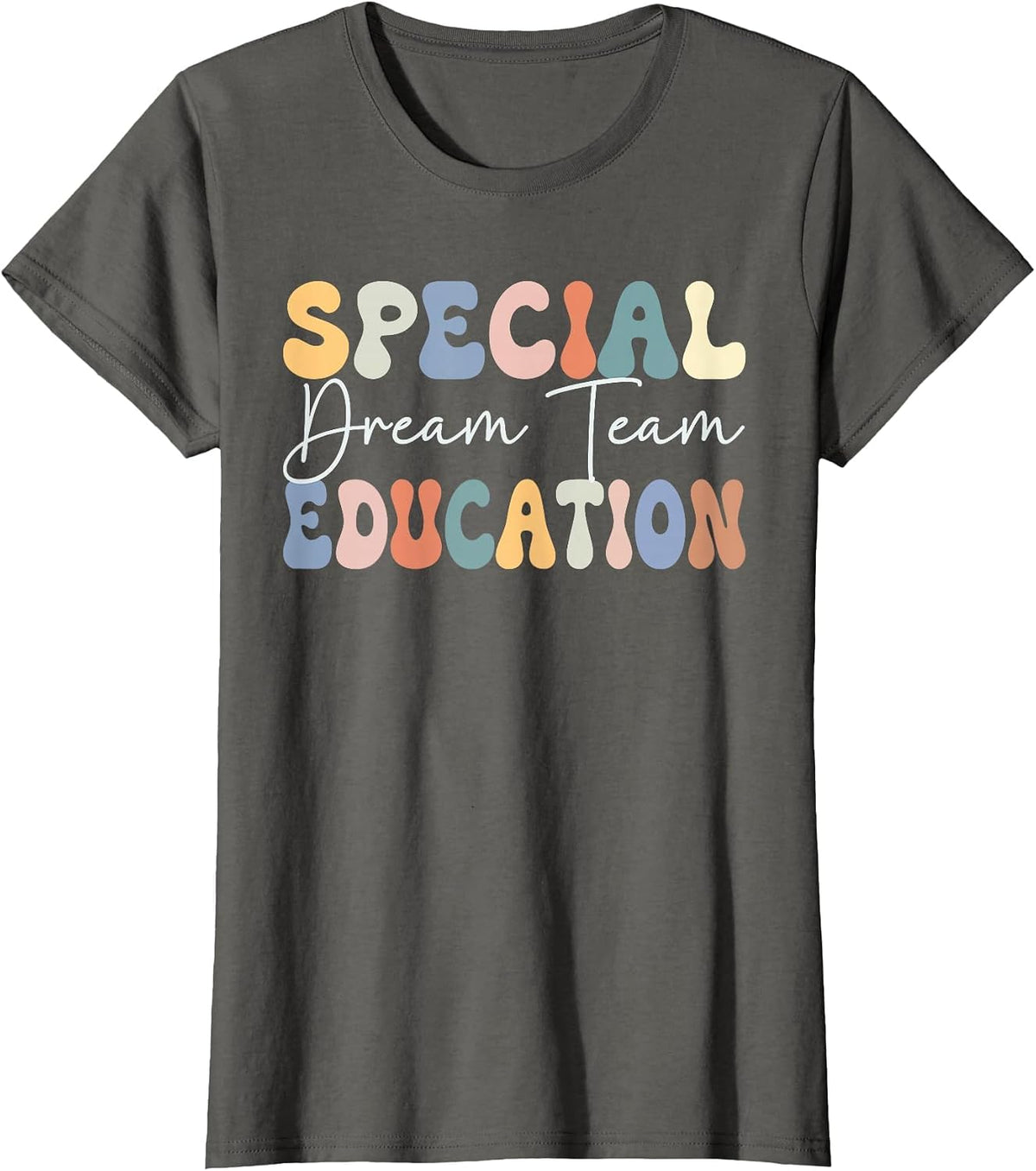 Special Education Dream Team Special Education Squad T-Shirt - Asphalt Grey