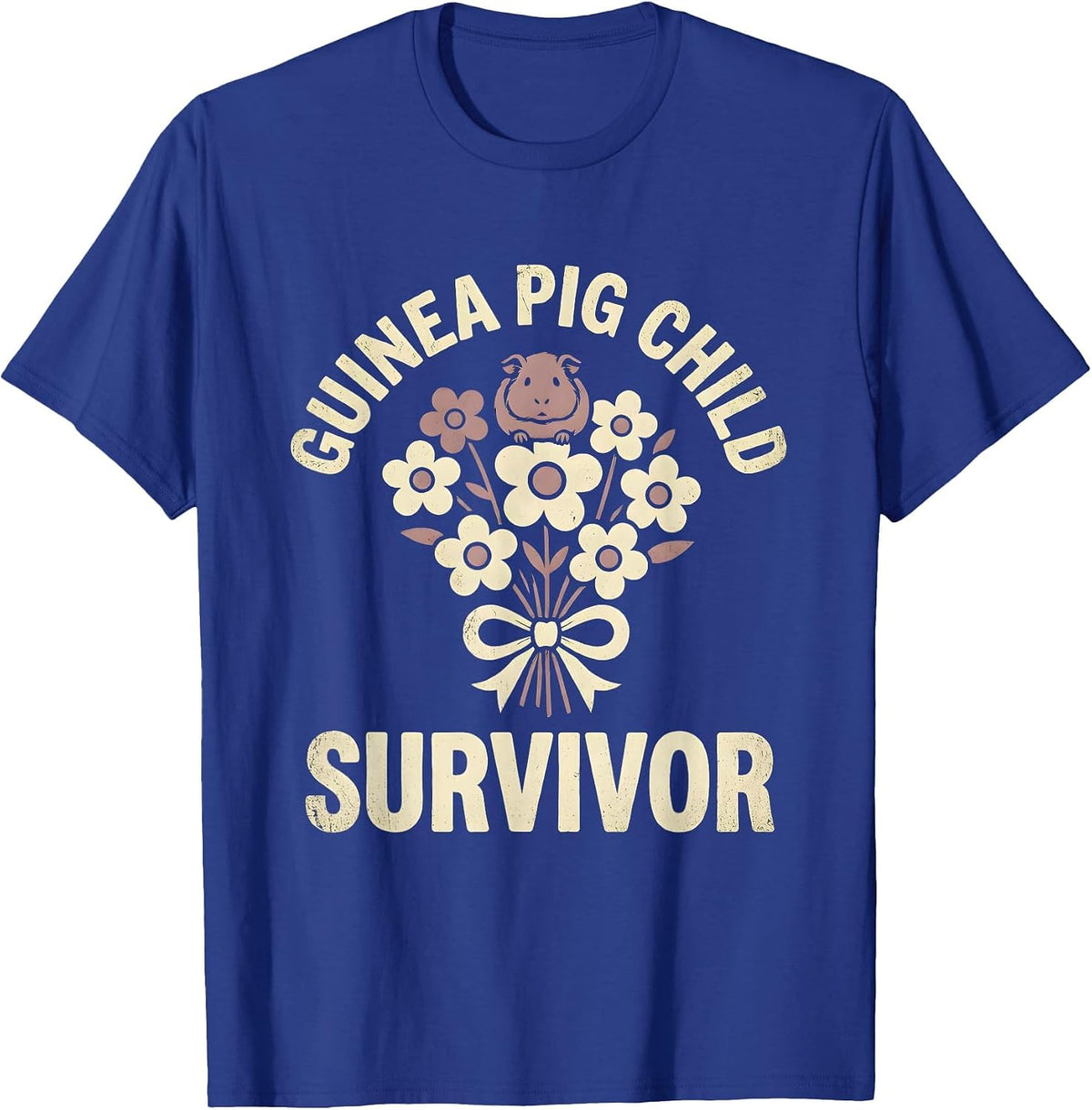 Men's Eldest Daughter Guinea Pig Child Survivor Design T-Shirt - Royal Blue