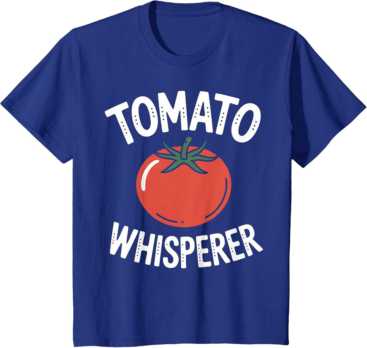 Funny Tomato Whisperer Gardener T-Shirt - Royal Blue