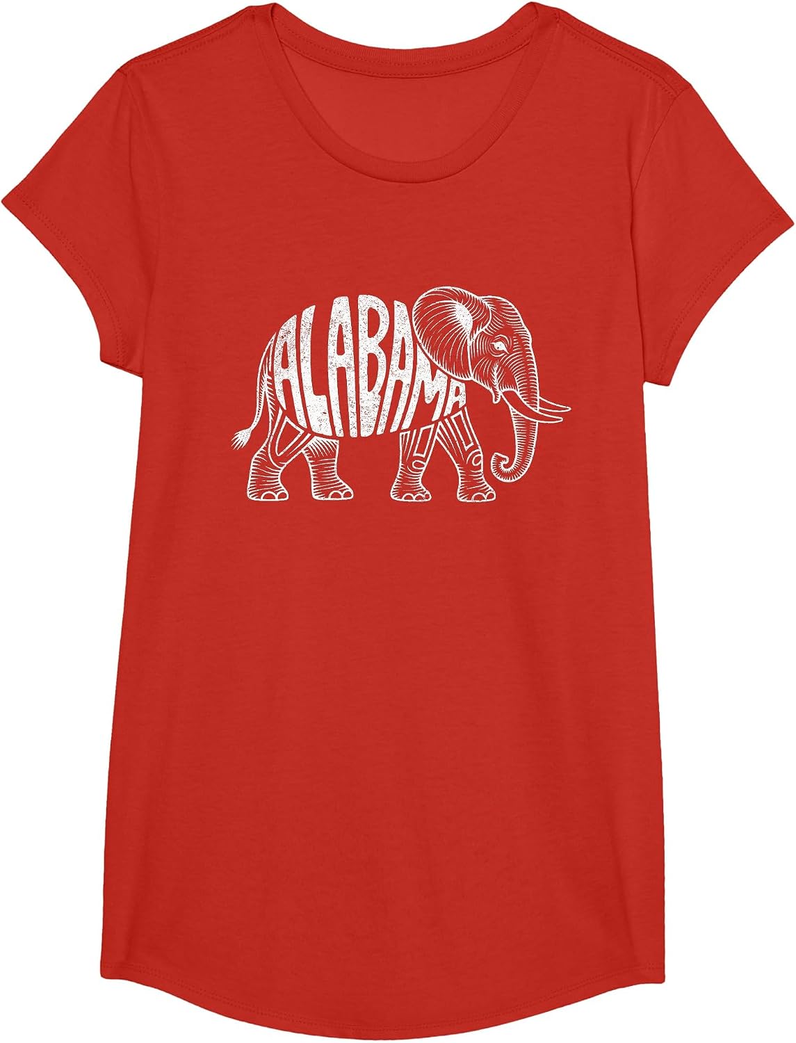 Alabama Retro Vintage T Shirts for Men and Women Classic Tees - Girls Red
