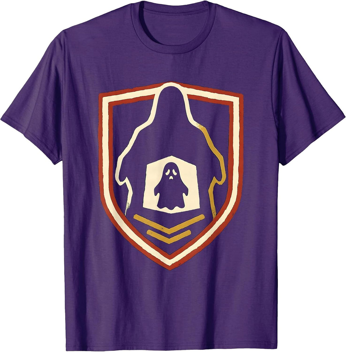 Sealed Ghost Shield Badge Para Normal Activities T-Shirt - Purple