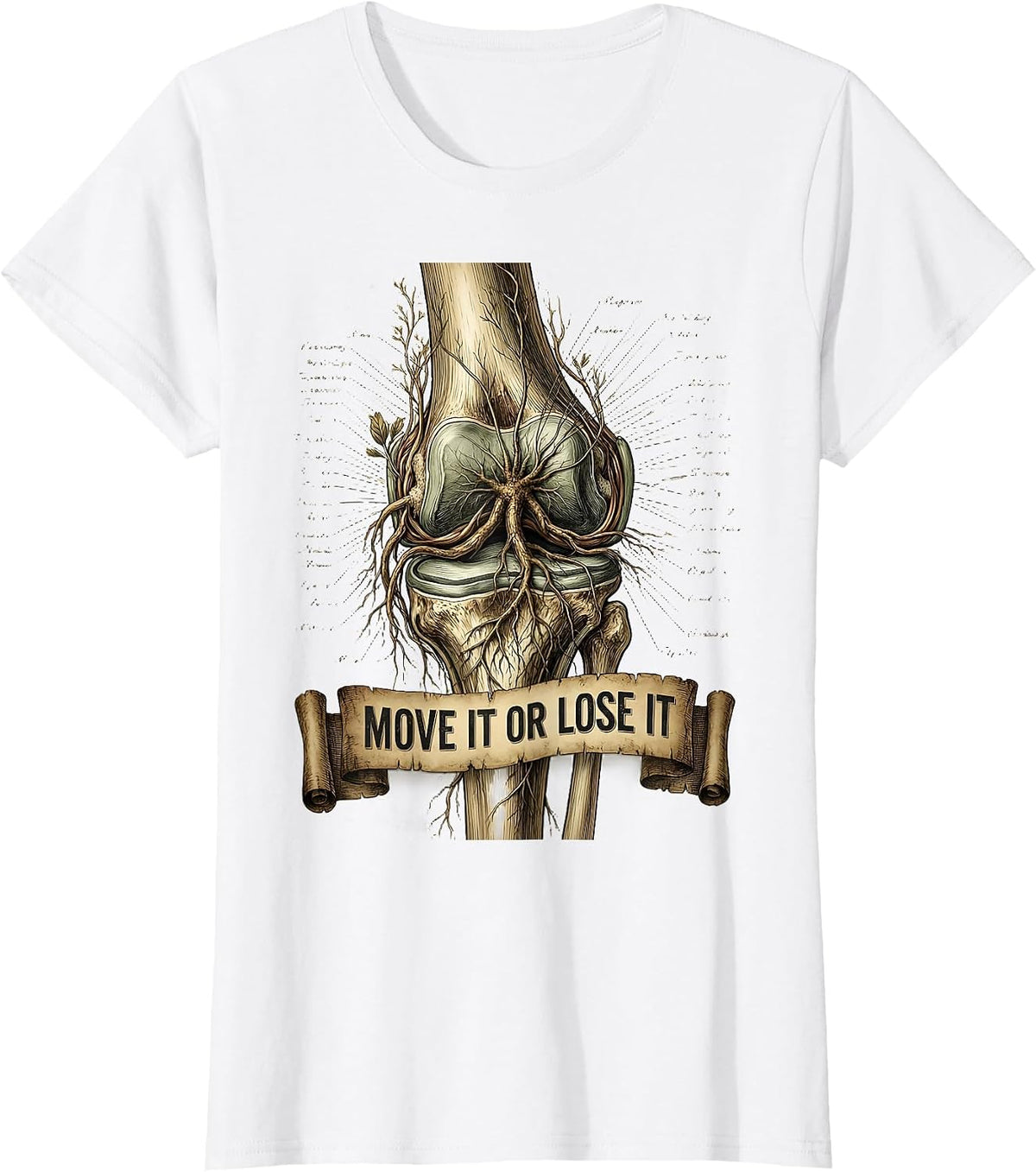 Move It or Lose It Physical Therapy Design T-Shirt - White