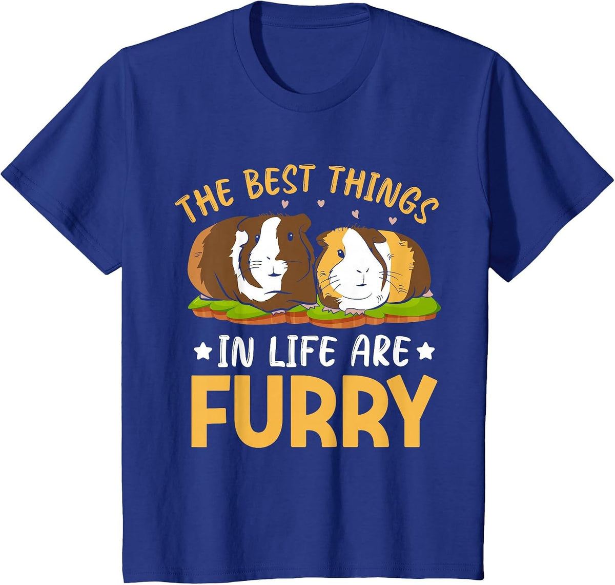 The Best Things in Life are Furry T-Shirt - Royal Blue