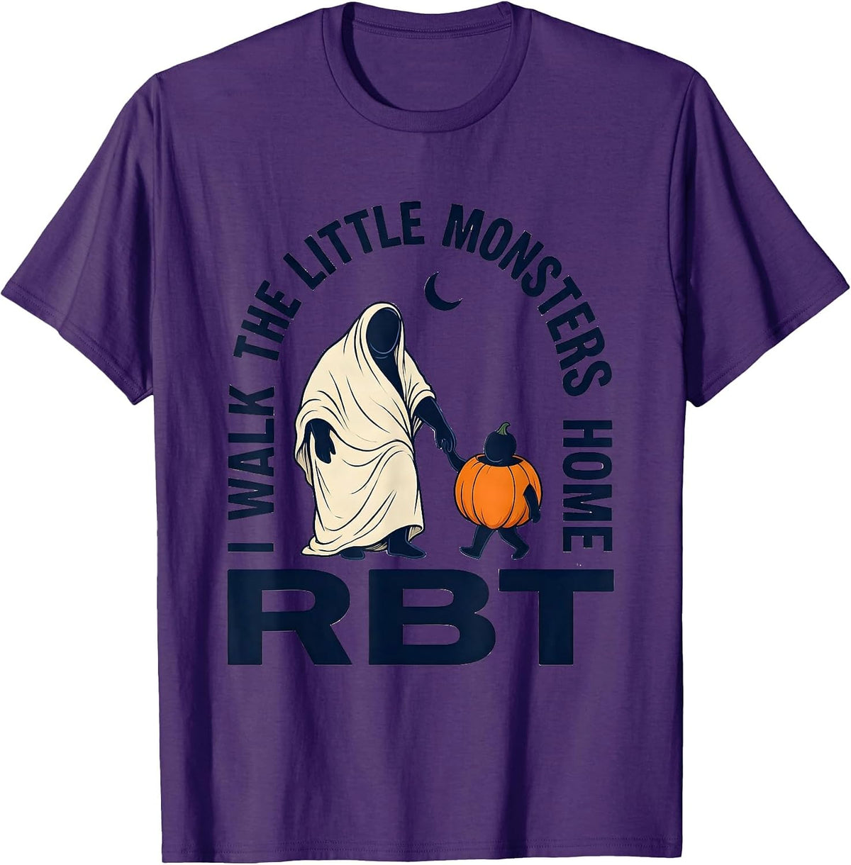 Men's I Walk The Little Monsters Home RBT Para Normal Activities T-Shirt - Purple