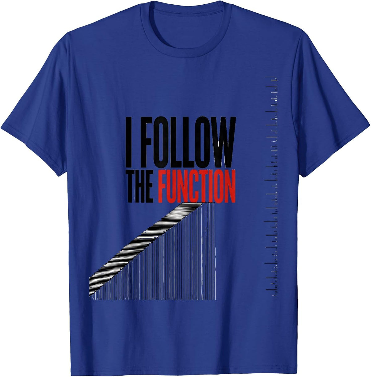 Men's I Follow The Function Minimalist ABA Behavior Analyst T-Shirt - Royal Blue