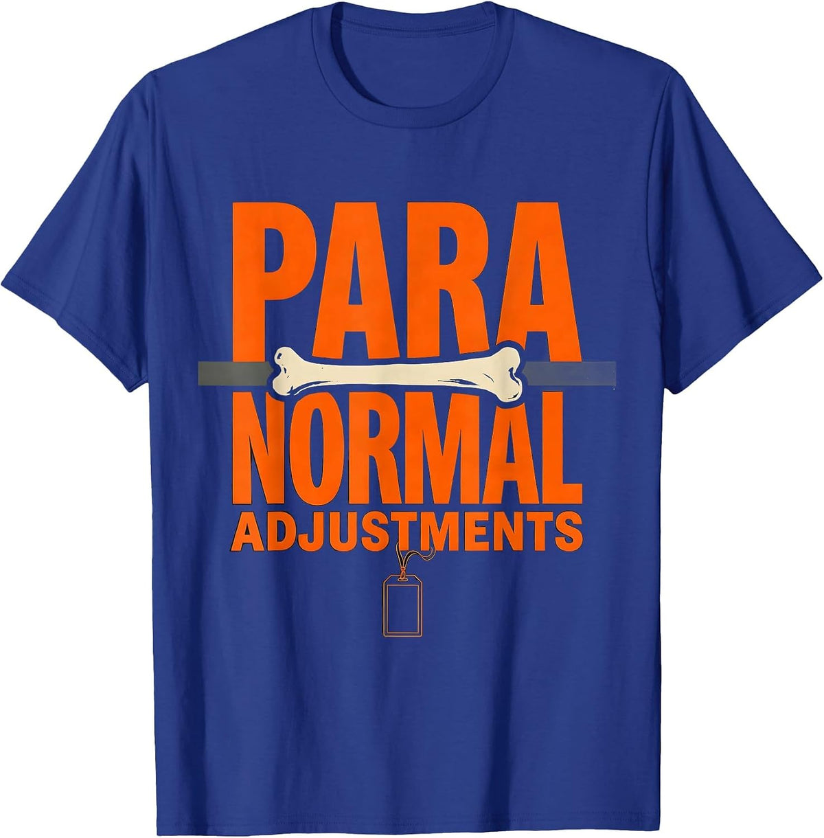 Men's Para Normal Adjustments Ghost Sped Para Teacher Halloween T-Shirt - Royal Blue