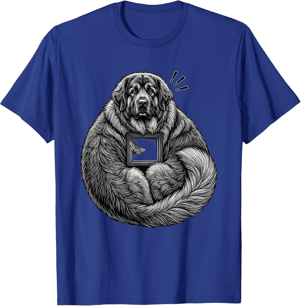 Great Pyrenees Guard Dog Breed Humor T-Shirt - Royal Blue