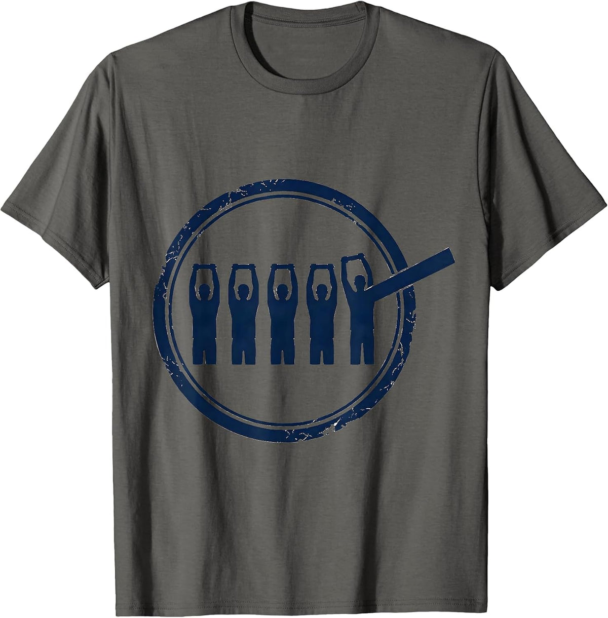 Men's Resistance Bands PT Groovy Physical Therapy Emblem T-Shirt - Asphalt Grey