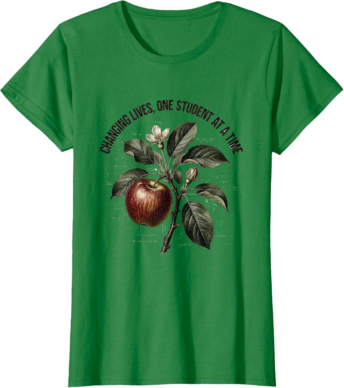 Changing Lives One Student At A Time Sped Teacher T-Shirt - Kelly Green