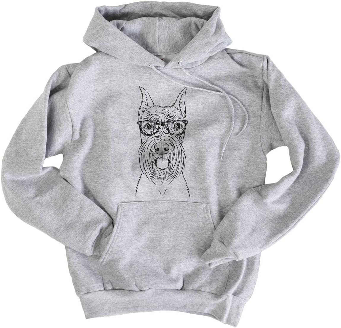 Inkopious Chic Samuel the Schnauzer Dog Triblend T-Shirt - Pullover Hoodie Sweatshirt