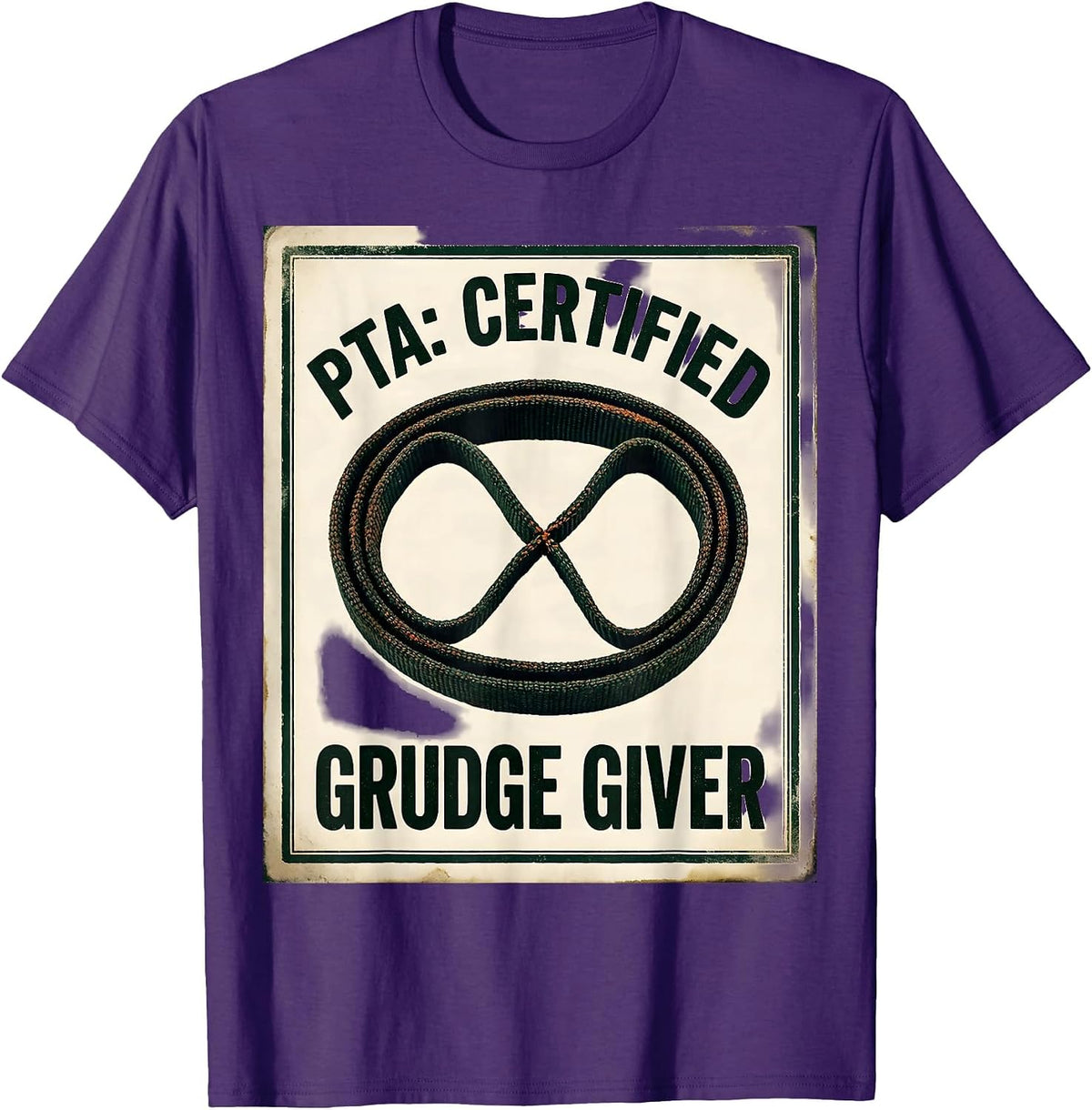 PTA Certified Grudge Giver Vintage Physical Therapist T-Shirt - Purple