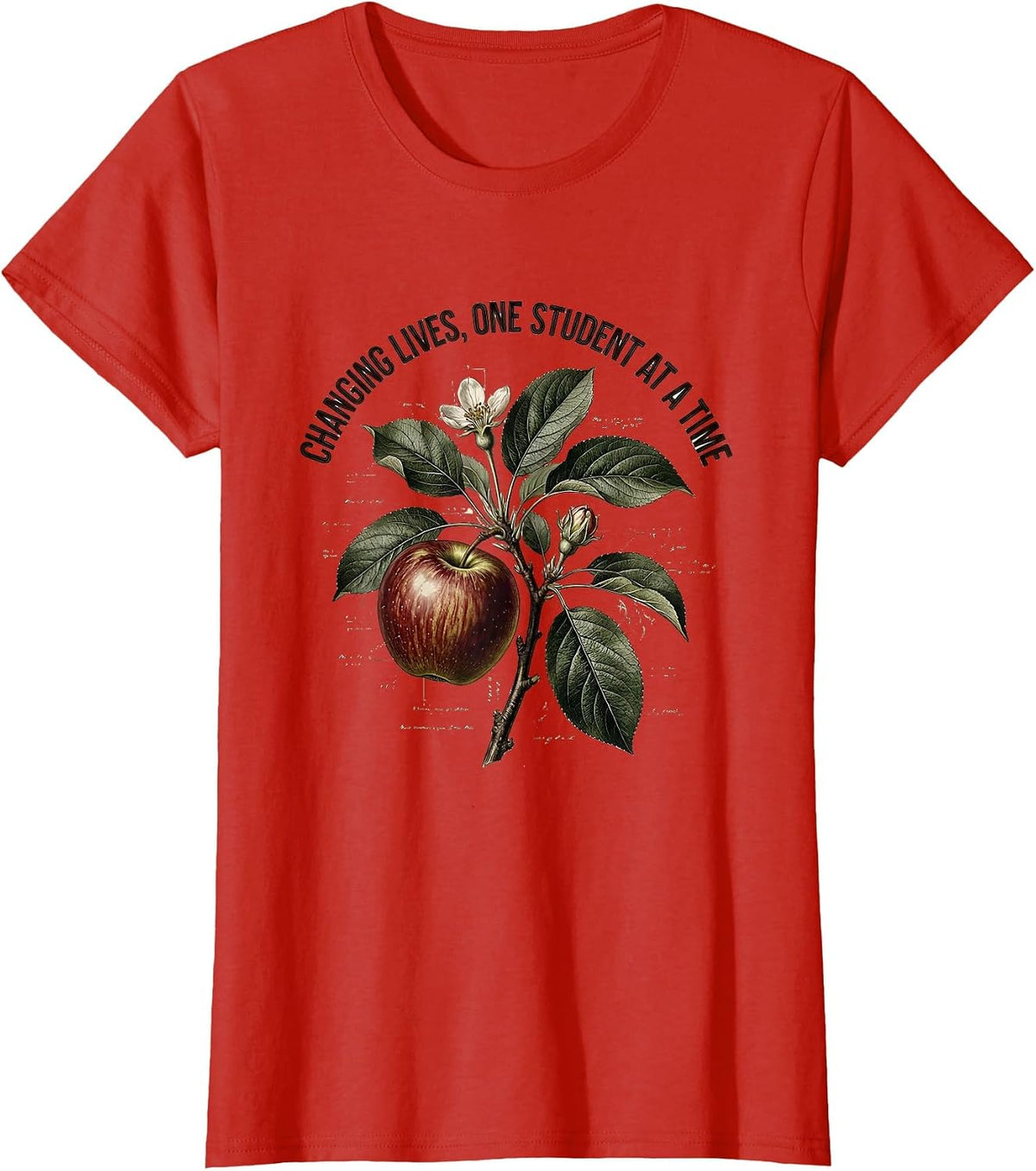 Changing Lives One Student At A Time Sped Teacher T-Shirt - Red