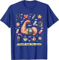 Strong Enough to Care Labor Day Nurse Design T-Shirt - Royal Blue