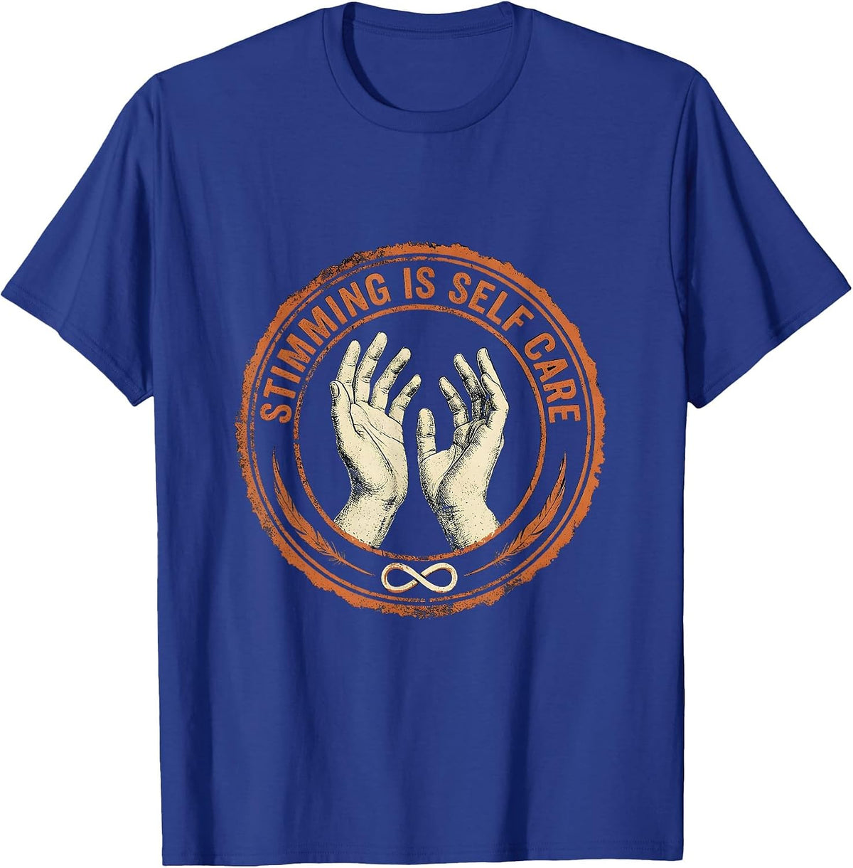 Stimming Is Self Care Autism Awareness Design T-Shirt - Royal Blue