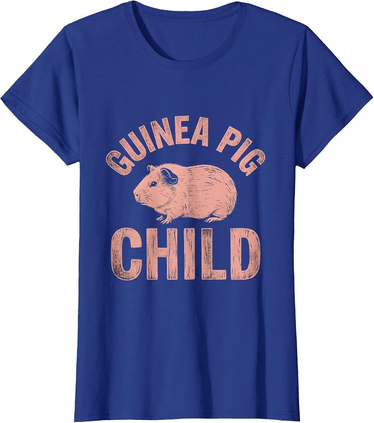 Women's Eldest Daughter Guinea Pig Child Funny Design T-Shirt - Royal Blue