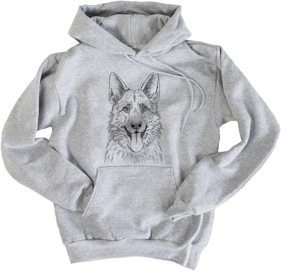 Bare Grace the German Shepherd Dog Triblend T-Shirt - Pullover Hoodie Sweatshirt