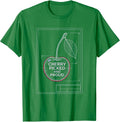 Men's Cherry Picked and Proud Graphic Design T-Shirt - Kelly Green