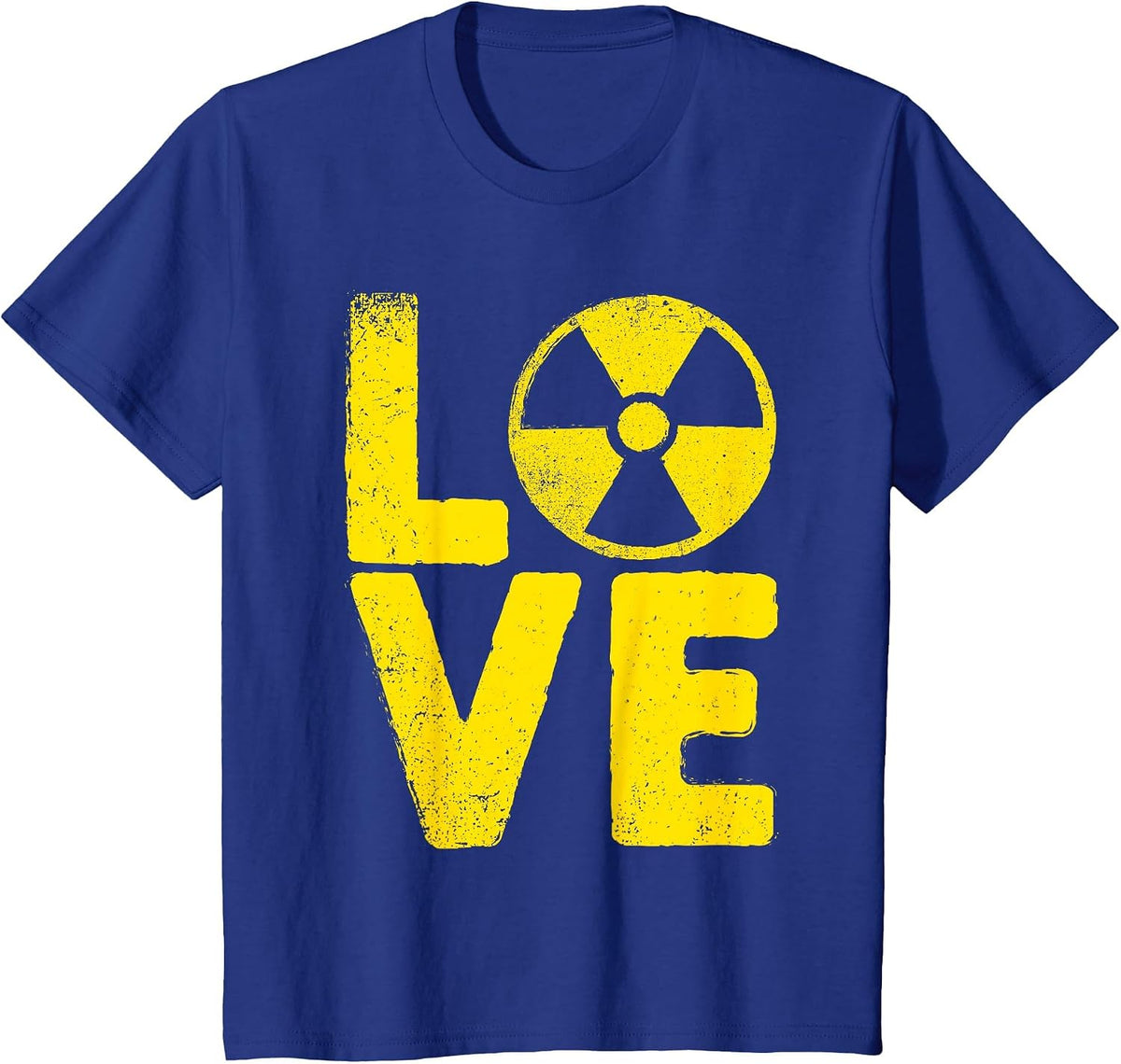 Funny Nuclear Men Women Radioactive Hazard Rad Tech Lovers T-Shirt - Royal Blue