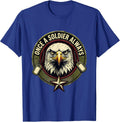 Once A Soldier Always Veteran Pride Design T-Shirt - Royal Blue