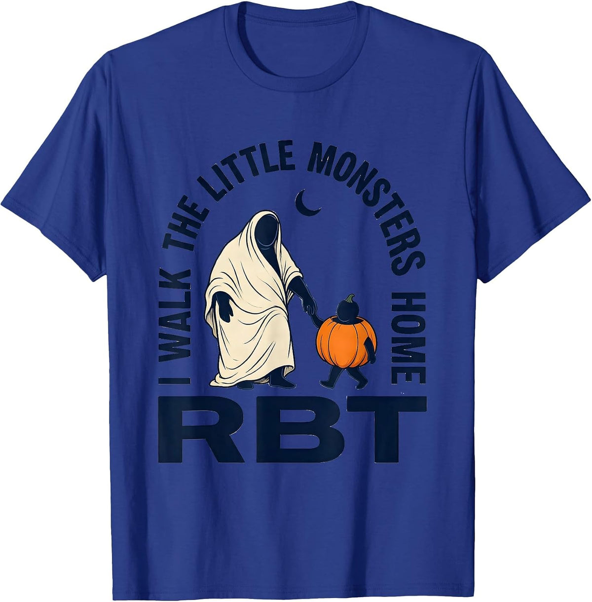 Men's I Walk The Little Monsters Home RBT Para Normal Activities T-Shirt - Royal Blue