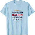 Inauguration Nation Celebration Design T-Shirt - Baby Blue