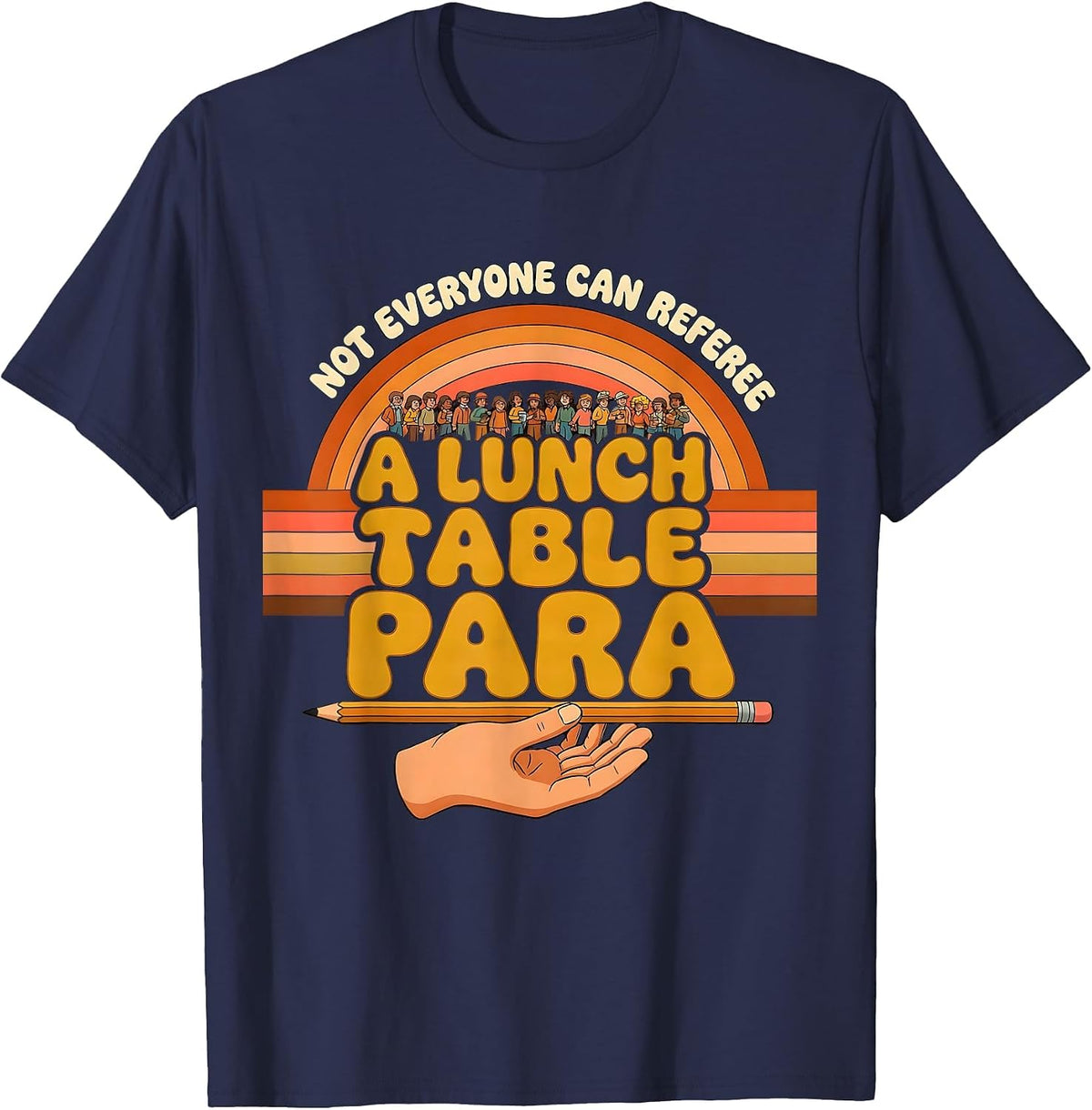 Not Everyone Can Referee A Lunch Table Para T-Shirt - Navy Blue