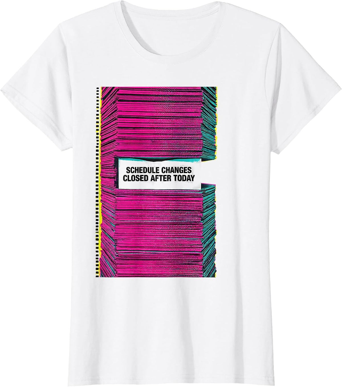 Schedule Changes Closed After Today Groovy School Counselor T-Shirt - White
