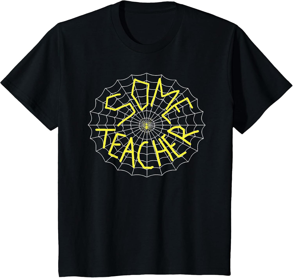 Charlotte's Some Teacher Spider Web T-Shirt - Black