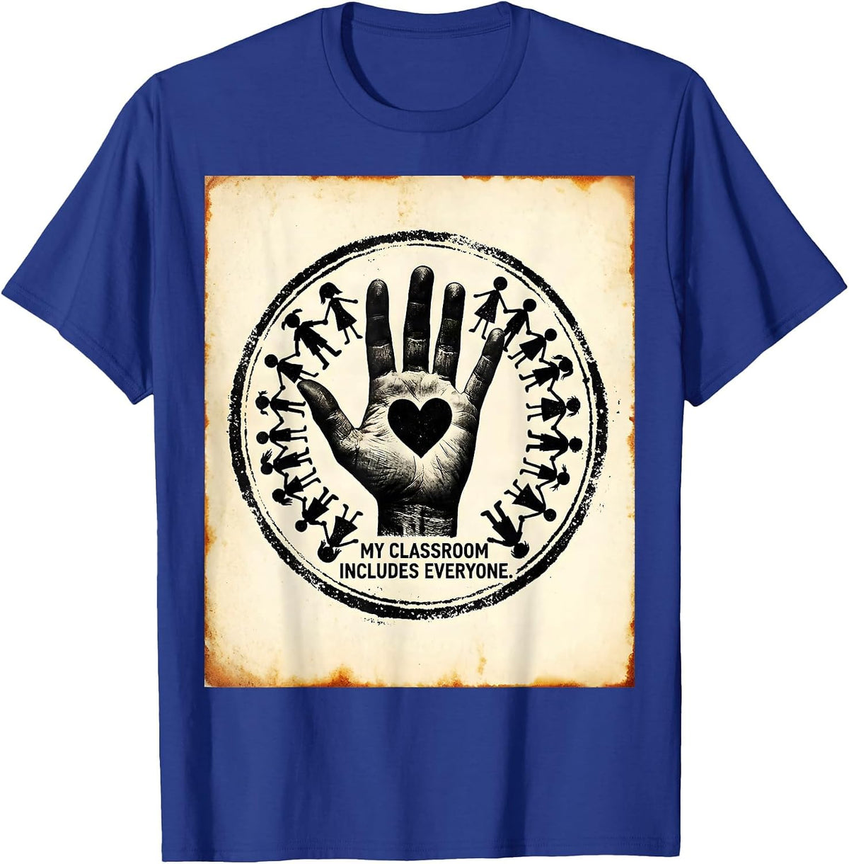 My Classroom Includes Everyone Sped Teacher T-Shirt - Royal Blue