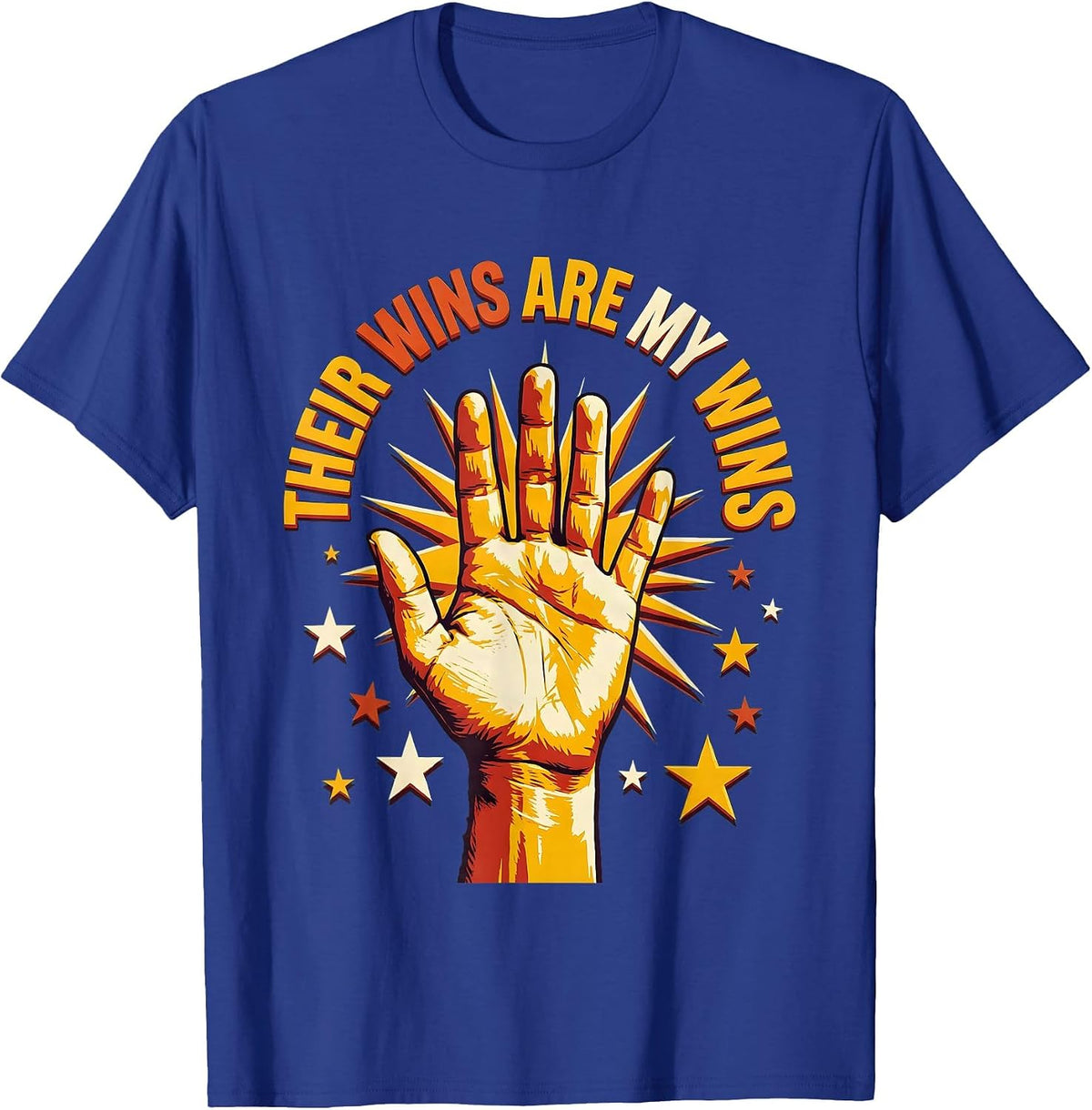 Their Wins Are My Wins Special Education Teacher T-Shirt - Royal Blue