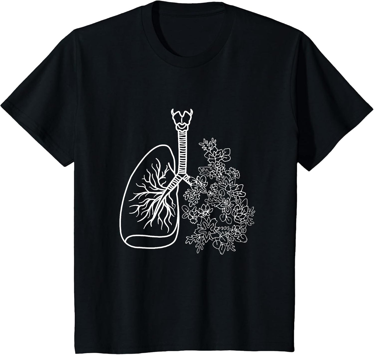 Lungs Respiratory Therapist Lung Doctor Pulmonary T-Shirt - Black