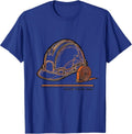 Certified She Her Union Line Art Labor Day Union Worker T-Shirt - Royal Blue