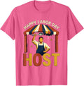 Happy Labor Day Host Patriotic Americana Celebration T-Shirt - Pink Heather