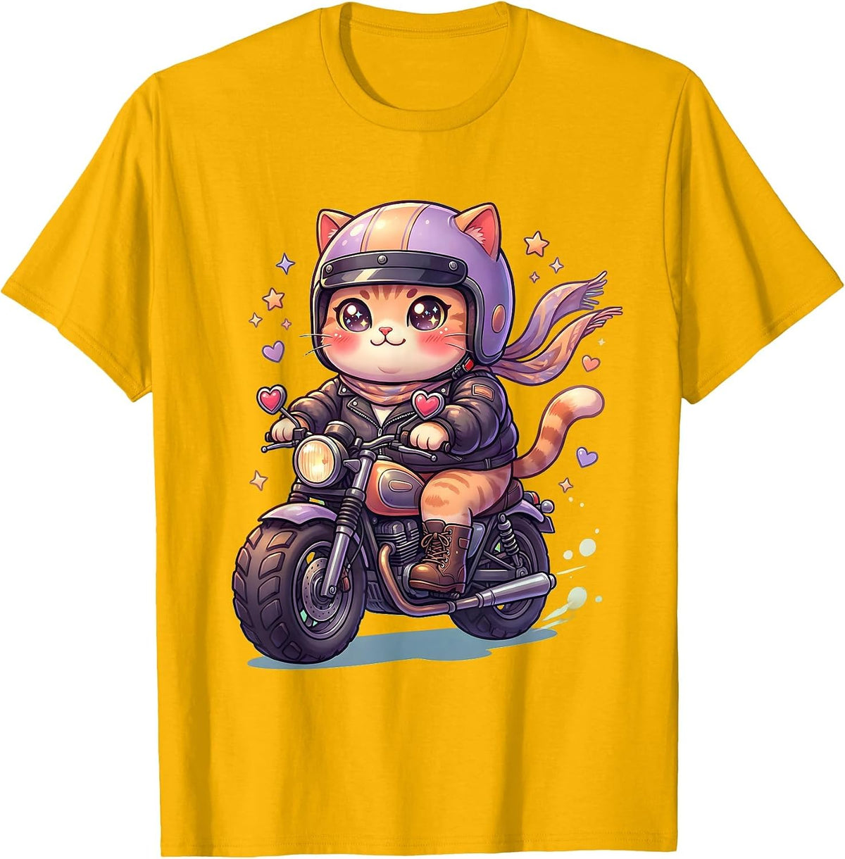 Cool Aunt Vintage Motorcycle Rider Graphic Tee T-Shirt - Golden Yellow