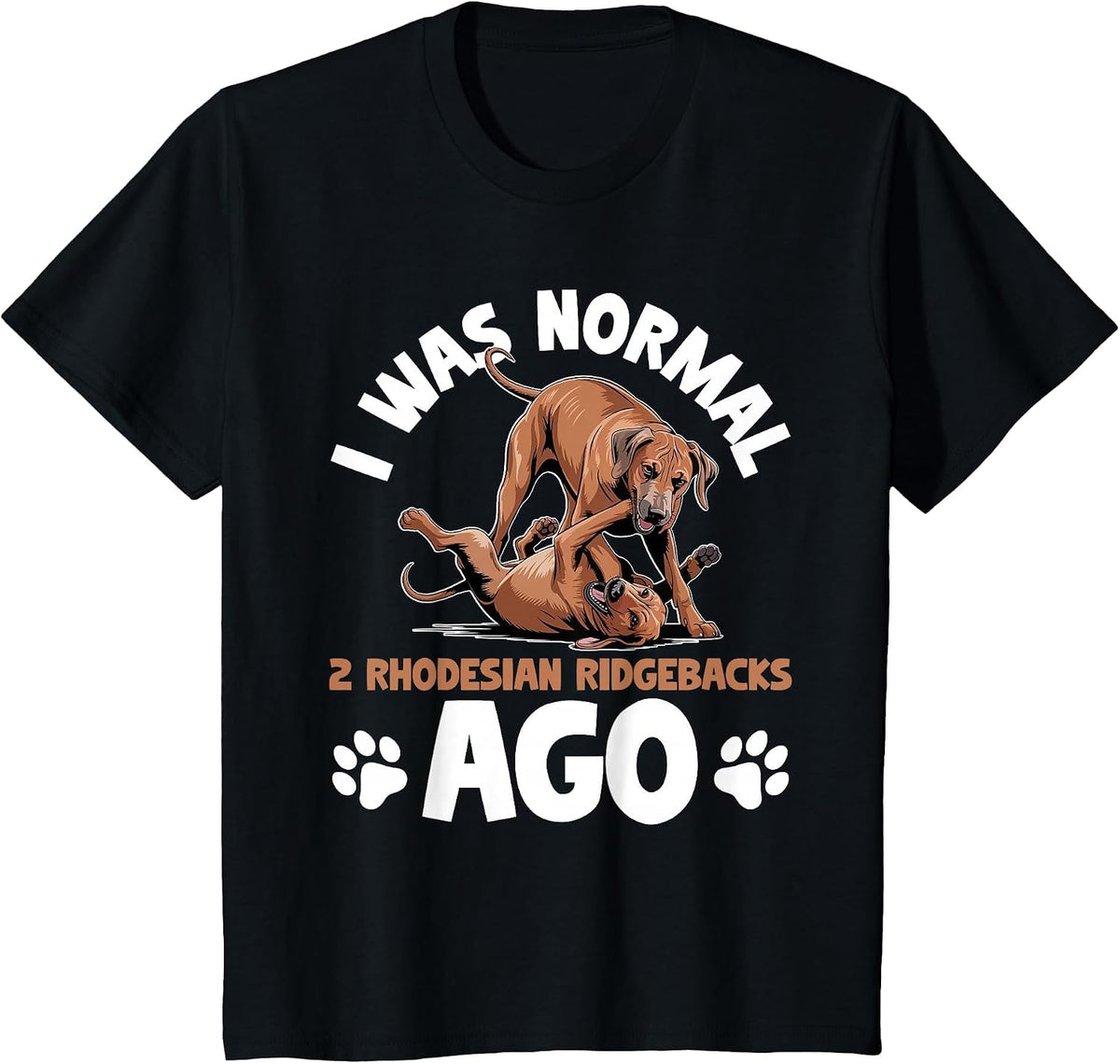 Rhodesian Ridgeback Dog T-Shirt - Black