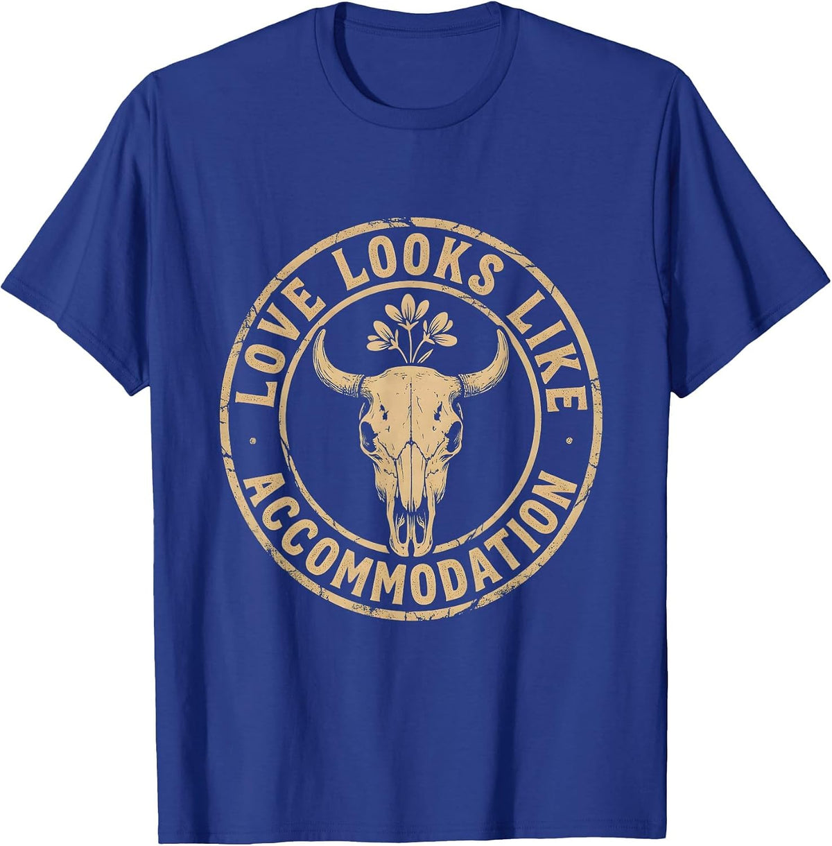 Love Looks Like Accommodation Sped Teacher T-Shirt - Royal Blue