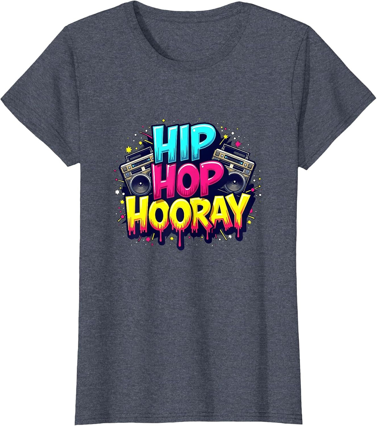 Mademark Hip Hop Culture T-Shirt - Heather Blue-hip Hop Hooray