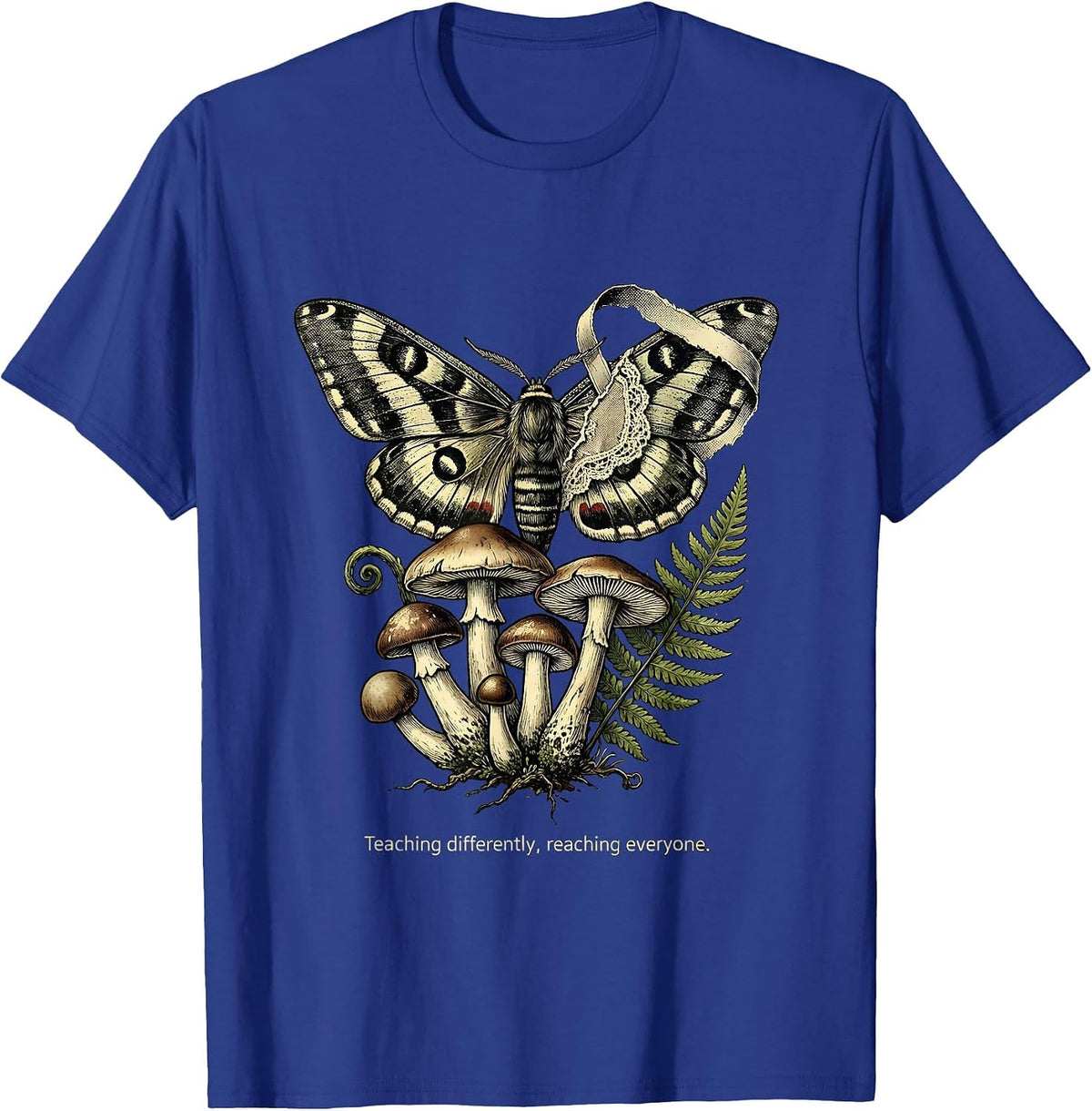 Teaching Differently Reaching Everyone Special Ed Tee T-Shirt - Royal Blue