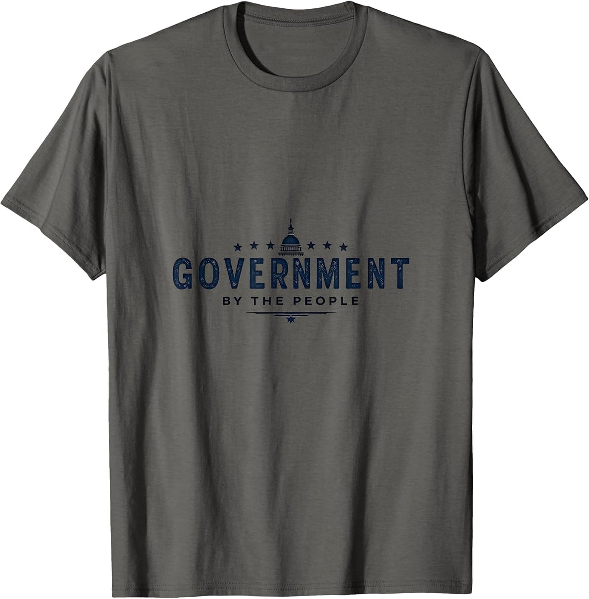 Government By The People Inauguration 2025 T-Shirt - Asphalt Grey
