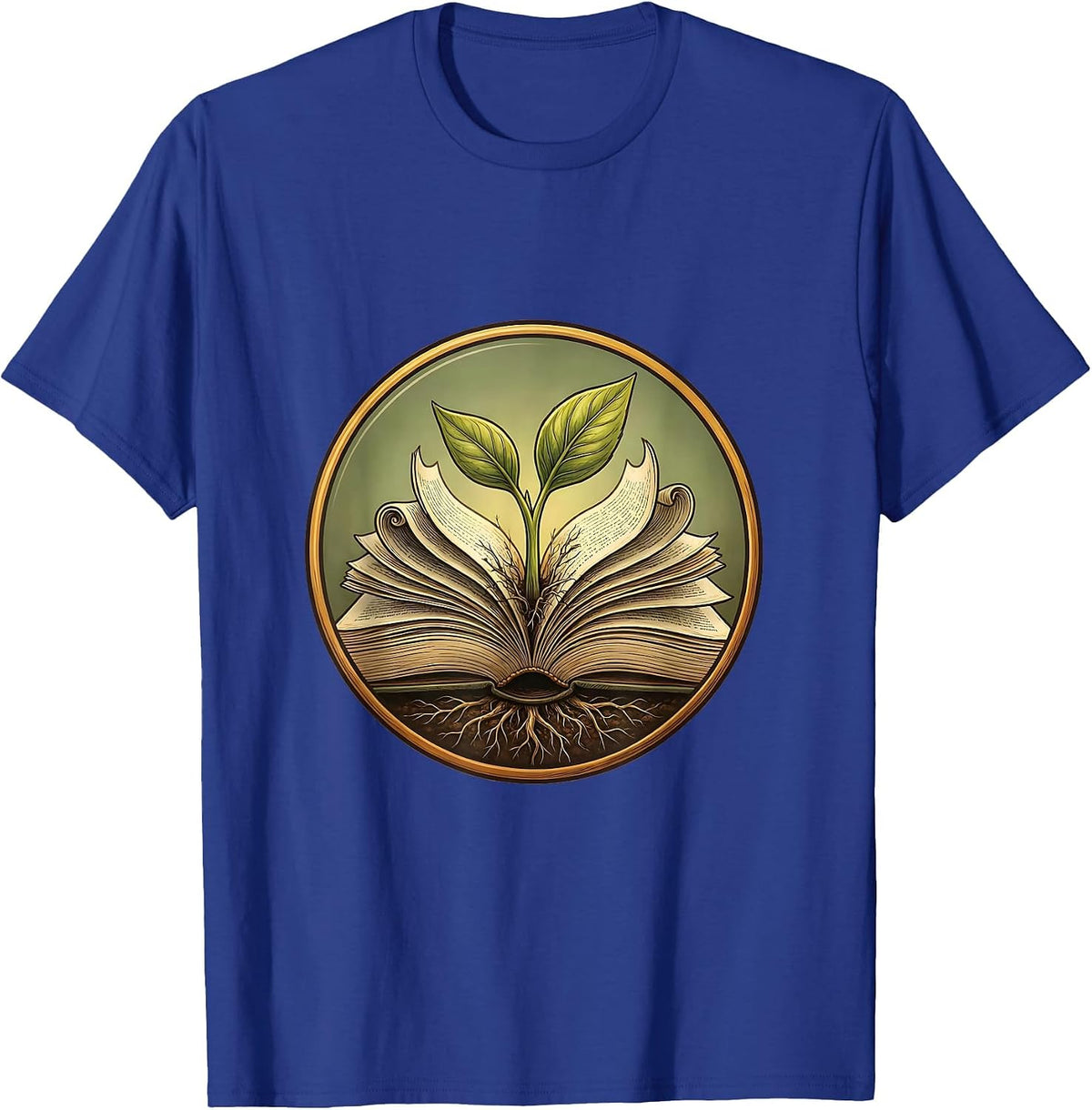 Special Education Teacher Sprouting Knowledge Gift T-Shirt - Royal Blue