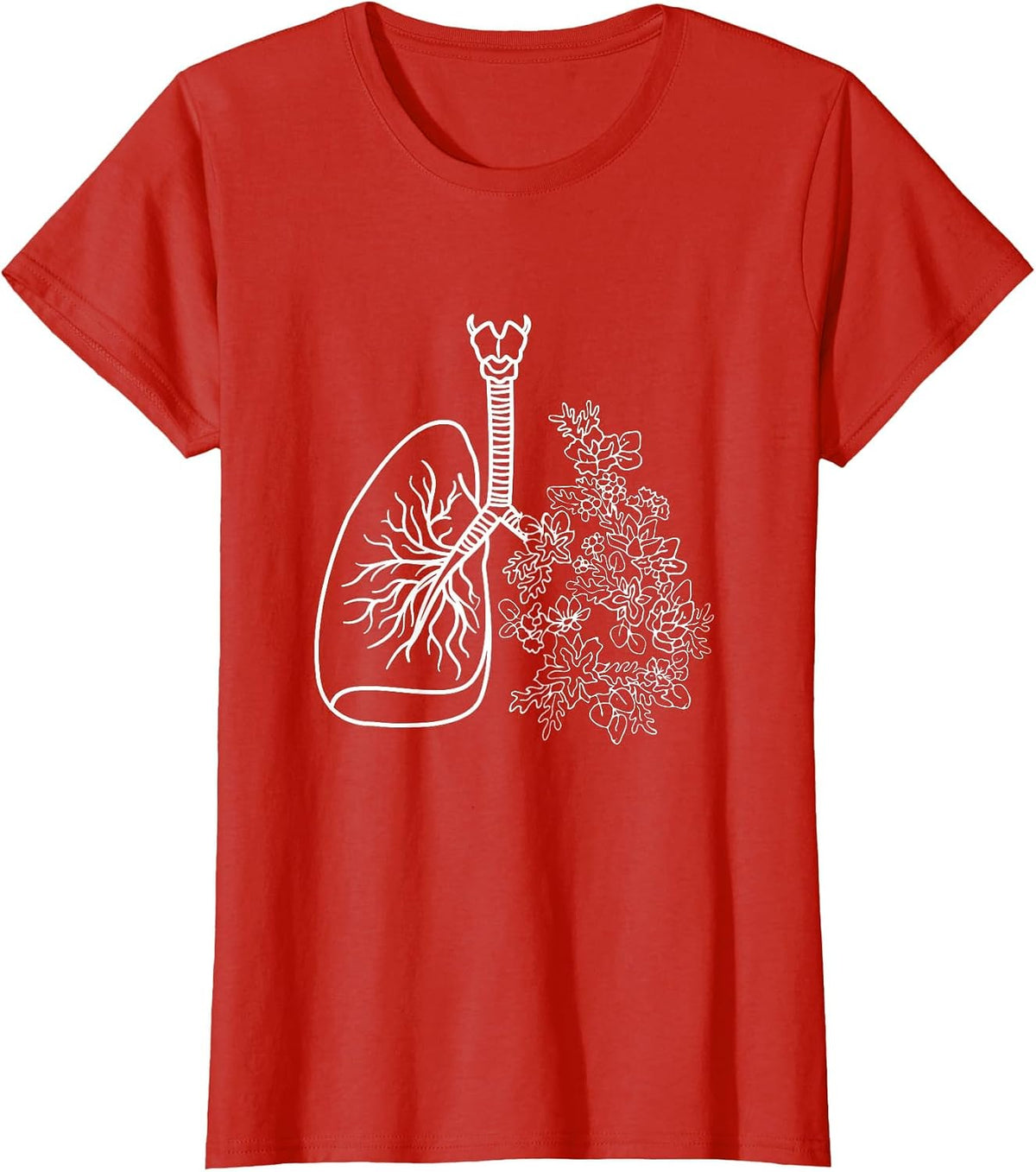 Lungs Respiratory Therapist Lung Doctor Pulmonary T-Shirt - Red