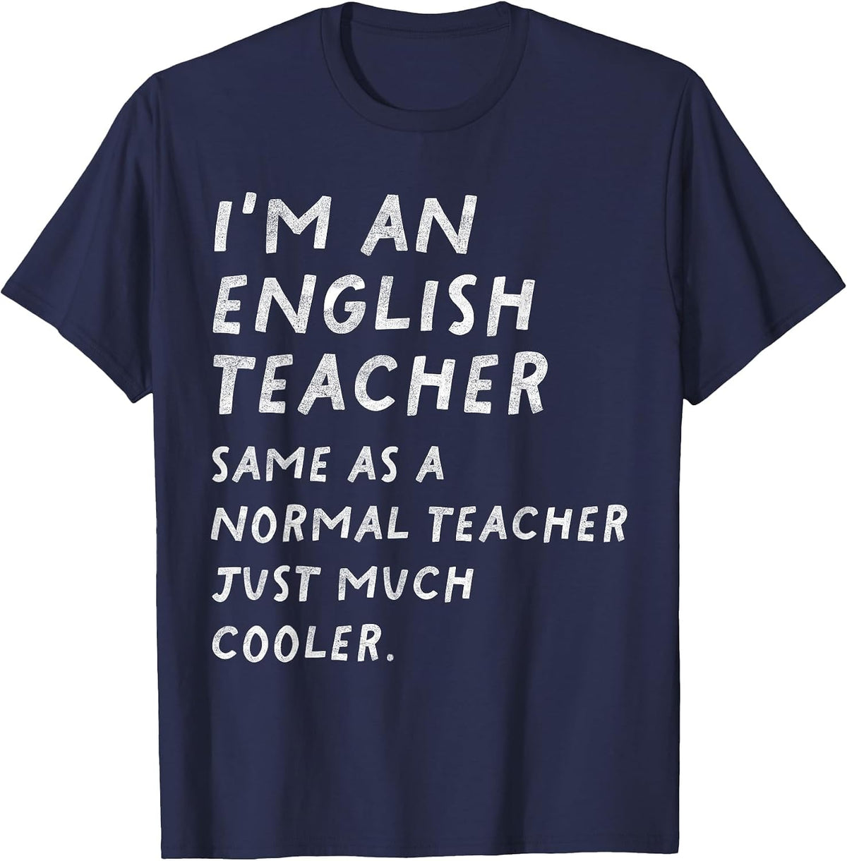 English Teacher Definition Funny T-Shirt - Navy Blue